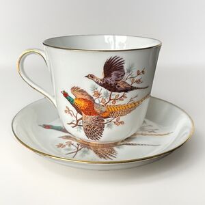 Bone China Hammersley &co Made In England  2 PCs  Hand Painted